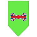 Unconditional Love Bone Flag UK  Screen Print Bandana Lime Green Large UN851731